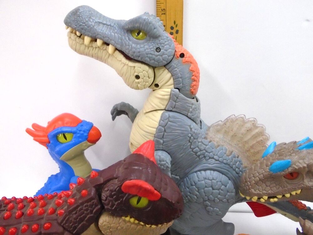 Imaginext Jurassic World Park Dinosaurs Lot Mattel Spinosaurus Mega Mouth T-Rex - Picture 9 of 16